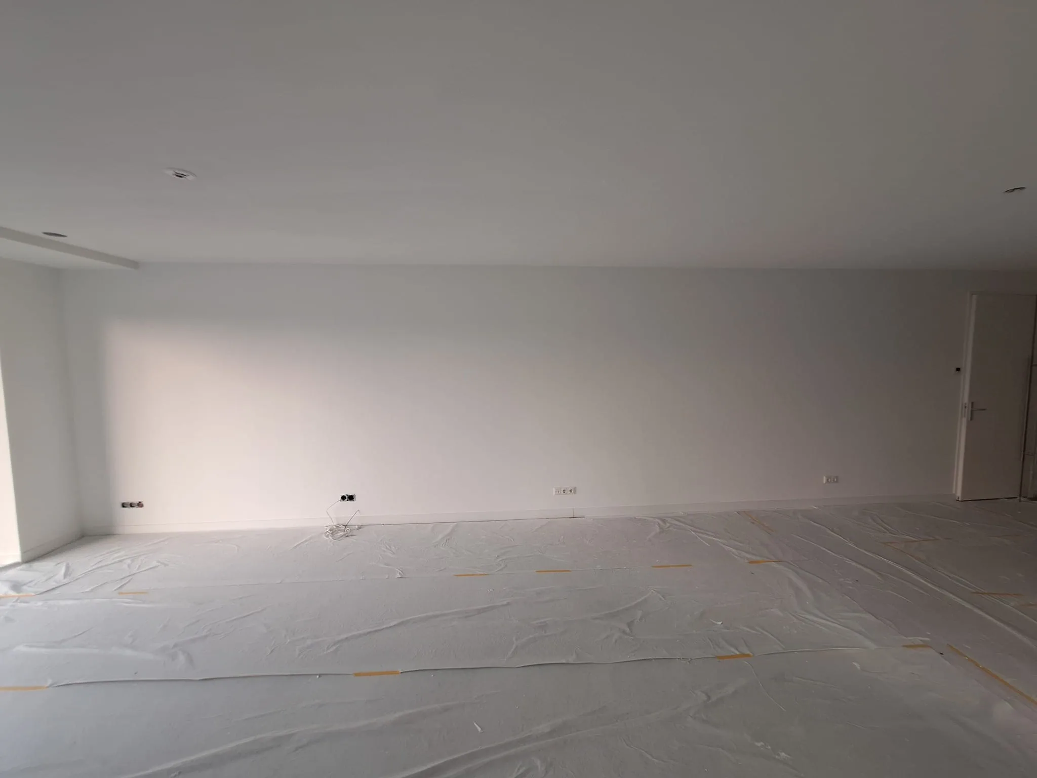 Renovliesbehang en wandafwerking